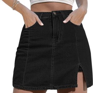 Denim Snoopy skirt